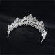 thumbnail image 3 of Diadème Princesse Femme Tiara Cristal Couronne Strass Bandeau Adult Cheveux Accessoires Vintage Cadeau pour Concours Parties Festival Fête Cosplay Halloween Noel Zefei Wu 9024735039884, 3 of 5