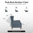 thumbnail image 4 of Canvas Push Back Lounge Chair, 4 of 6
