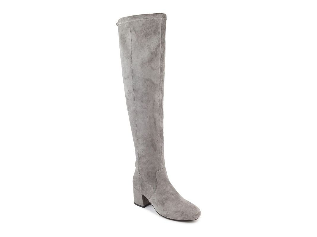 over the knee narrow calf boots
