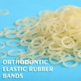 AnhuaDental 500 pcs Orthodontic Elastics Bands for Braces,3.5 Ounces