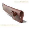 thumbnail image 3 of Kessaku Full Grain Leather Knife Sheath with Belt Loop - Heavy Duty Protection for 6-8 Inch Fillet & Boning Knives - Suede Interior for Knife Storage - Perfect Holster for Outdoor Cooking & Fishing, 3 of 12