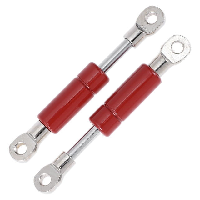Unique Bargains 100mm/3.94 Pouces Vérins à Gaz 22N Ressorts à Gaz Acier au Carbone Rouge 2 Pcs Couvercle de Boîte à Outils de Voiture RV Boîte de Rangement Couvercle de Porte d'Armoire