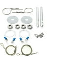 thumbnail image 3 of Hood Cover Pin Set W/ Lanyards 1/2" Studs Car Muscle 3/16" Hair Pin Style Lock, 3 of 4