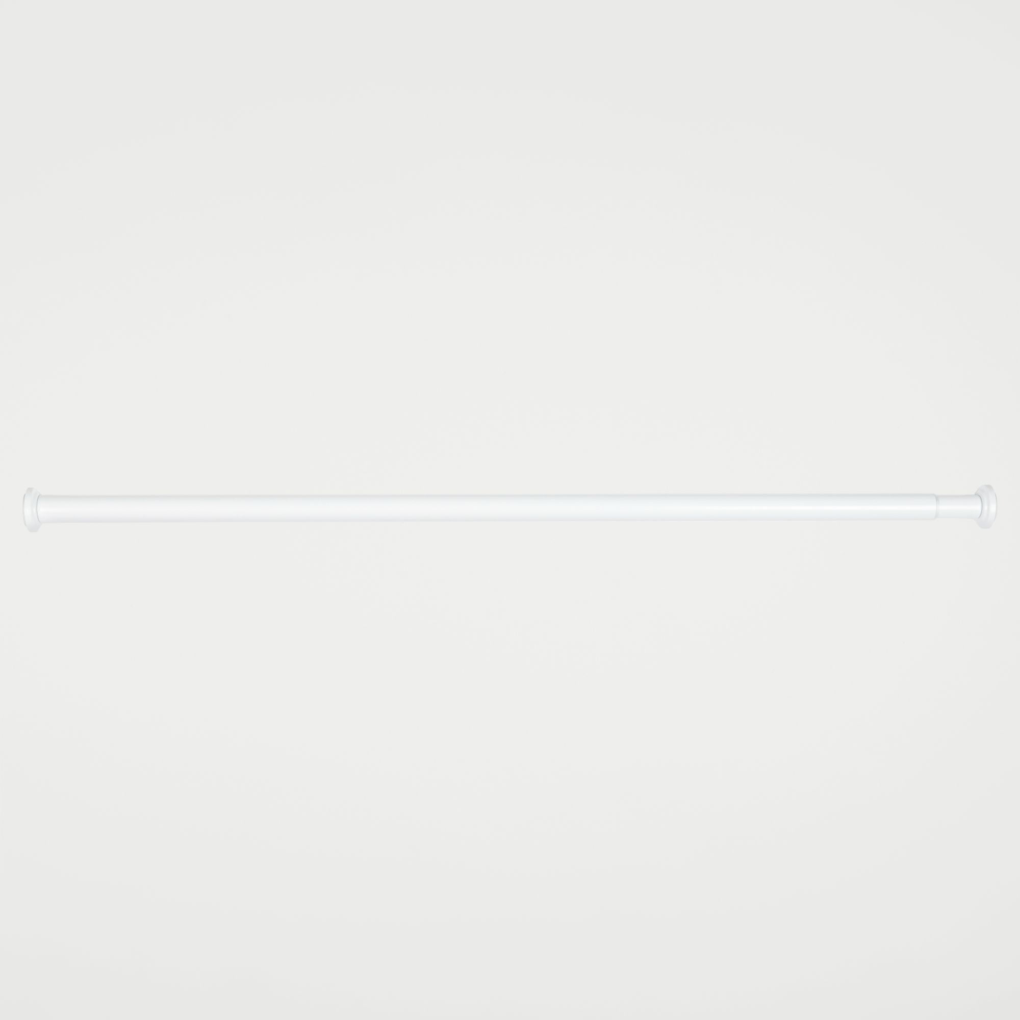 Exclusive Home Tension Rod, Adjustable 36"-63", White