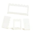 thumbnail image 2 of yuksok Acrylic Jewelry Towers Portable Sturdy Retail Earring Rings Organizer Holder white 4pcs, 2 of 7
