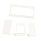 thumbnail image 2 of Organizador de acrílico para orejas, ideal para tobilleras, collares, pulseras, guardar joyas en casa. blanco 4 piezas, 2 of 9