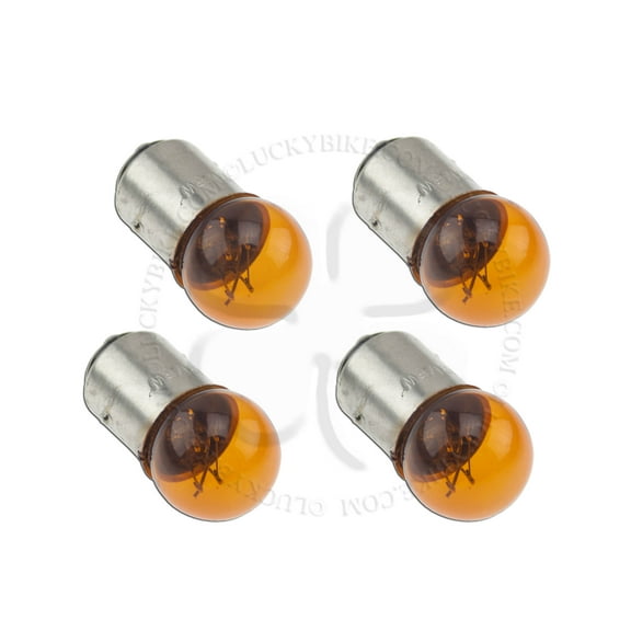4x Light Bulb Amber Turn Signal Blinker Dual Filament Lamp 1157 BAY 15D 21W 5W