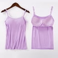 thumbnail image 2 of Camisola deportiva de verano para mujer con almohadilla para el pecho integrada, tirantes finos ajustables para los hombros, 2 of 6