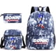 thumbnail image 5 of 3 piezas de Sonic The Hedgehog, bolso escolar para mujer, bolso de hombro de moda, mochila informal de gran capacidad para exteriores con estuche para lápices, suministros, 5 of 5