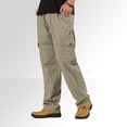 thumbnail image 5 of ketyyh-chn99 Pants For Men Men's Drawstring Linen Pants Casual Summer Beach Loose Trousers, 5 of 5