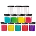 thumbnail image 1 of Frascos de plástico Healthy Packers de 180 ml con tapas (paquete de 12), transparentes, 1 of 5