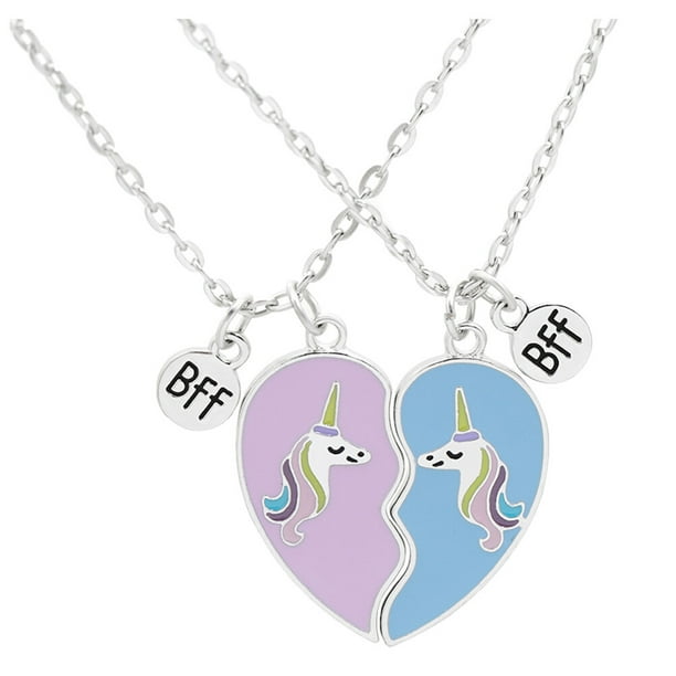 1 juego de collar de unicornio con costuras, cadena decorativa para clavícula de Good Friends