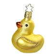 thumbnail image 3 of Inge Glas Baby's First Christmas Gift Set - Three Ornaments 3.5 Inch, Glass - Santa Tree Duck 10095S015, 3 of 4