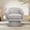 Gris, variante sur Bingirl Fauteuil Pivotant en Chenille Gris Pâle avec Espace de Rangement et Cadre en Bois pour Salon