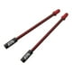 thumbnail image 5 of Cable de freno de bicicleta de 2 piezas/juego, cable flexible de frenado en V de acero inoxidable para MTB y carretera rojo, 5 of 9