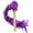 Purple-100pcs, variant on 100PCS Ribbon Stick Wands Wedding Streamers with Silk Fairy Stick Wand for Wedding Party Baby Shower Send Off Party Activities Holiday Celebration Favors (Black-100PCS)