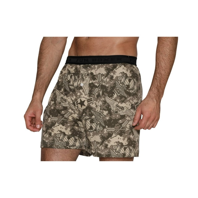 Men's' Underwear Fun Print Briefs Adult Boxer Shorts