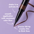 thumbnail image 6 of e.l.f. H2O Proof Waterproof Eyeliner Pen, Jet Black 81109, 0.02 fl oz, 6 of 14