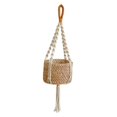 thumbnail image 5 of Plant Macrame Hanger Decorative Flower Pot Holder Wall Planter Plant Shelf Indoor Hanging Planter Basket for Ceiling Office Porch Home A, 5 of 8