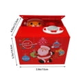 thumbnail image 3 of Voler de l'Argent Père Noël Tirelire Électrique pour Enfants Musique Voler Monnaie, 3 of 4