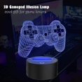 thumbnail image 2 of Luz nocturna 3d Lámpara de ilusión con mando a distancia, luz LED de noche con 7 colores que cambia de color con control táctil y cable USB, decoración de habitación infantil para el hogar,, 2 of 5
