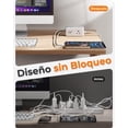 thumbnail image 4 of LENCENT Cargador USB C y PD 65W, Cargador Rápido GAN III Tech con 3 Tomas CA + 4 Puertos USB, Estaci, 4 of 7