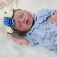 thumbnail image 6 of JRLCGYP 22-Inch Lifelike Reborn Baby Dolls Girl Set, Realistic Silicone Vinyl Weighted Newborn Toddler Boy Doll, Removable Accessories - Gift for Collectors and Kids 3+, 6 of 7