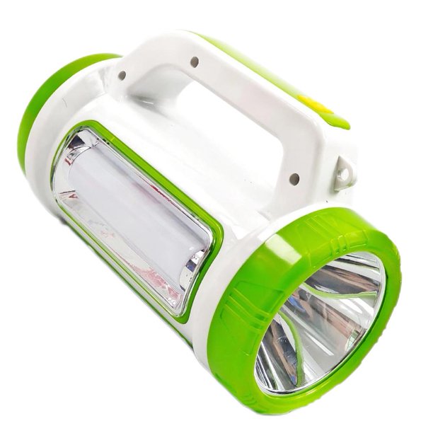 USB Camping Light LED/COB Solar Portable Spotlight Linterna Power Bank (Verde)