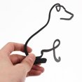 thumbnail image 4 of TEHAUX Decorativa De Perro En Metal Negro Para Escritorio Con Acabado Suave Y Exclusivo, 4 of 7