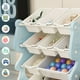 thumbnail image 5 of Organizador de almacenamiento de juguetes Runboll Kids con estantería de 2 niveles y 12 compartimentos, 5 of 8