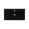 thumbnail image 3 of Claire 30 Ceramic Console Sink Matte Black Basin Brushed Gold Legs, 3 of 10