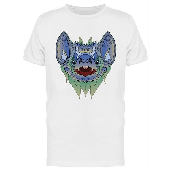 Bat Head Design T-Shirt Men -Image by Shutterstock, Male 3X-Large