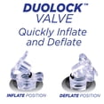 thumbnail image 5 of Aqua Leisure Inflatable Pool Float Water Comfort Lounge Lounger, Bubble Waves, 5 of 7