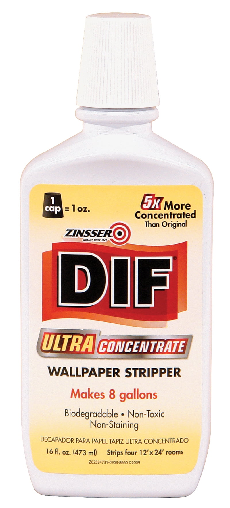 Zinsser 252648 16 Oz Dif Ultra Concentrate Wallpaper Stripper