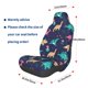 thumbnail image 3 of Balery Cartoon Dinosaur Funda de Asiento para Auto con Diseño - Cubierta Frontal Suave y Transpirable con Protector Antideslizante- 1 Unidad, 3 of 5
