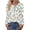 Leaf Floral, variant on Fantaslook Blouses for Women Henley Long Sleeve Shirts Dressy Casual Fall Tops Work Blouses
