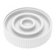 thumbnail image 1 of Comedero lento para mascotas, evita asfixia, a prueba de resbalones, promueve la digestión, rompecabezas para mascotas, cuenco de comida para perros pequeños, medianos y gatos, color blanco, 1 of 12