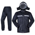 thumbnail image 1 of Traje Impermeable Desmontable Para Adultos Con Tira Reflectante Para Pesca Con Protección De Pie Eigraketly HA023977-02, 1 of 6