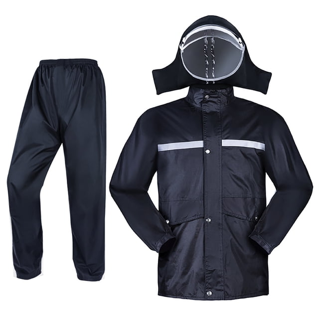 Traje Impermeable Desmontable Para Adultos Con Tira Reflectante Para Pesca Con Protección De Pie Eigraketly HA023977-02