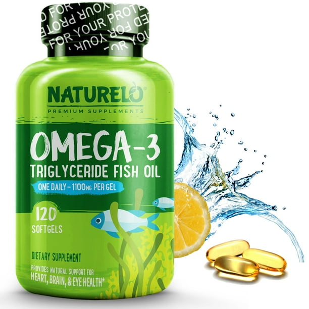 Omega3 Triglyceride Fish Oil Softgels, 1100 Mg, 120 Ct