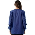 thumbnail image 3 of Just Love Women's Solid Scrub Jacket - Comfortable and Professional Uniform Coat (Royal Blue, 2X), 3 of 3