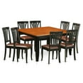 thumbnail image 2 of Dining Room Set-Dining Table And Chairs-Finish:Saddle Brown,Number of Items:9,Shape:Square,Style:Wood Seat, 2 of 4
