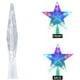 thumbnail image 3 of Estrella para árbol de Navidad Adorno para árbol de Navidad multicolor Estrella para árbol de Navidad Adorno para árbol de Navidad con forma de estrella de Poinsettia Adorno ligero para árbol de, 3 of 8