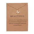 thumbnail image 2 of Collier Animal Série Poutre d'Équilibre Collier Colibri Chaîne de Clavicule Féminine, 2 of 9