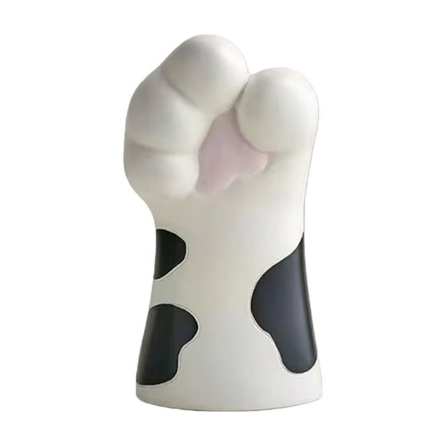 Huanglei Adorable Cat Vase Sculpture Desktop Tabletop For Home Cute Animal Figurine Modern Minimalist