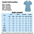 thumbnail image 2 of Womens Scrubs, Plus Size V Neck Short Sleeve Workwear With Pockets White Scrub Top For Women Set 4Th Of July Tank Tops Outfit Red And Royal Blue Tank Tops Tank Top Shirts (XXL, Turquoise) ZMTing, 2 of 3