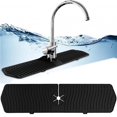 thumbnail image 1 of Noothes Drain Rack，Dish Rack 24 Inch Guard Mat Silicone Faucet Handle Drip Catcher Tray Longer Silicone Mat For KitchenBathroom Drip Protector Countertop, 1 of 7