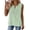 Light green, variant on Womens Tank Tops Crew Neck Sleeveless Tops Dressy Solid Color Casual Going Out Work Travel Clothing, Light Green Tanks & Camis, L