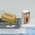 thumbnail image 2 of Caja de pañuelos,Dispensador de pañuelos para baño,caja de pañuelos,Funda para caja de pañuelos de cuero sintético para dormitorio,Caja de almacenamiento de toallas de papel para sala de, 2 of 8