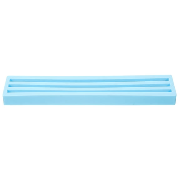 BRIGHTFUFU DIY Domino Trays 1Set Blue Silicone For Board Game Accessories And Craft Decoration